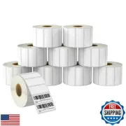 BETCKEY - 2.5" x 1" (64 mm x 25 mm) Multipurpose and Barcode Labels Compatibl