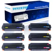 6 Pack CF410X Color Toner Cartridge For HP Laserjet Pro M452dw M477fnw M477fdw