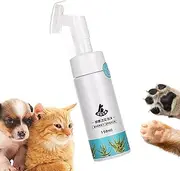 Puppy Paw Cleaner | Paw Cleanser Foaming Odor Control Wash Dry Shampoo - 150ml Portable Dog Cleaning Supplies Deodorizing Puppy Feet Washer for Home Travel