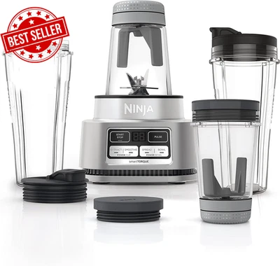 Ninja Foodi Power Nutri Duo Blender CB102 Grey Personal Smoothie Maker
