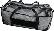 Waterproof Bag Scuba Diving Equipment Mesh Duffle Bag with Shoulder Strap 96L Cube Shape Heavy Duty Dive Gear Bag Diving Backpacks