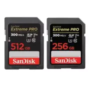 New Sandisk Extreme Pro 256GB 512GB SDXC SDHC SD Flash Card UHS II CL10 300MB/s