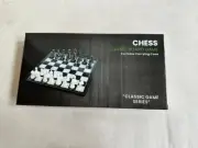 NEW! Classic Chess Board Game Set 12"x 12" with Portable Storage Carry Case