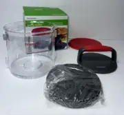 Prepworks Progressive Hamburger Patty Caddy Press and Storage Container