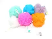 UP & UP Mesh Bath Sponge Lot of 6 NEW More than Magic Colorful Girls Pink Blue