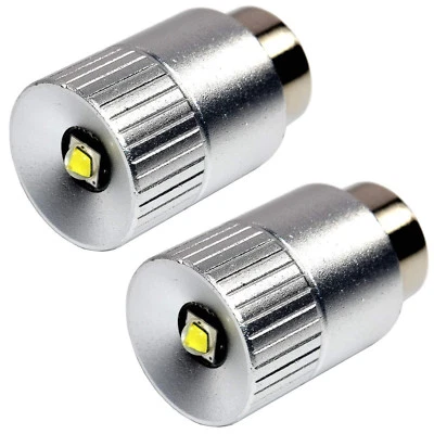 2-Pack HQRP Ultra Bright 300Lm High Power 3W LED Bulb for Maglite 3D-6D / 3C-6C