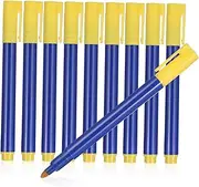 minkissy Ergonomic Money Checker Pen Set 10 Pcs Anti-counterfeit Security Pens Blue Ink for Banknote Marking and Detection