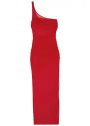 GAUGE81 Moni One-shoulder Tulle Maxi Dress - Red - 12 12