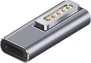 for Notebook Type-C Female to Magnetic Male Laptop Adapter with Indicator PD Trick Adapter for Magsafe2