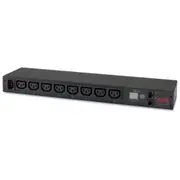 APC Rack PDU, Metered, 1U, 12A/208V, 10A/230V, (8) C13
