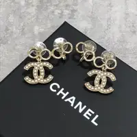 在飛比找Yahoo!奇摩拍賣優惠-Chanel 耳環 coco珍珠耳環 耳夾式  《精品女王全