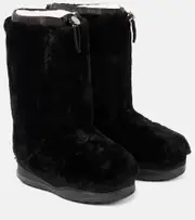 [Bogner] Bogner Les Arcs 9 shearling snow boots AU 4 black