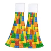 Hand Towel Kitchen Hanging Hand Towel Dishcloth Bathroom Building Block