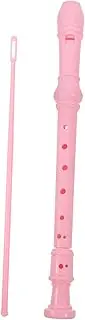 Kisangel 1 Set Soprano Recorder Flute Instrument for Teens Cute Design with Cleaning Stick Storage Bag for Beginners Pure Sound Quality Easy Maintenance