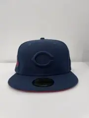 Cincinnati Reds New Era MLB All Star Game Patch Blue Fitted Cap Hat 7 1/2