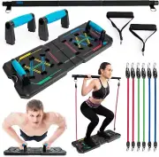 BlueClouds Push Up Board and Pilates Bar Kit