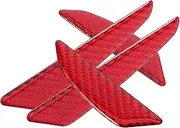 Luxshiny 4pcs Antis Scratch Trim Sticker for Car Door Edges and Handles Genuine Protection for Sides and Rearview Mirrors Easy Installation