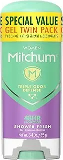Mitchum 2 Piece Gel, Shower Fresh, 6.8 Ounce