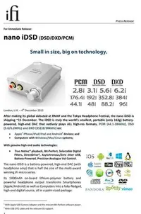 在飛比找Yahoo!奇摩拍賣優惠-iFi audio nano iDSD 高端行動便攜式 US