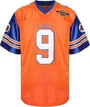 Phoneutrix Bobby Boucher #9 The Waterboy Adam Sandler Movie Mud Dogs Bourbon Bowl Football Jersey