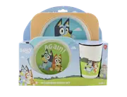 Bluey 3 Piece Bamboo Mealtime Set