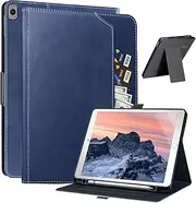 FamillCase Versatile Case for iPad 9th Generation Cover for iPad Air 3rd Generation/iPad Pro 10.5, Navy Blue