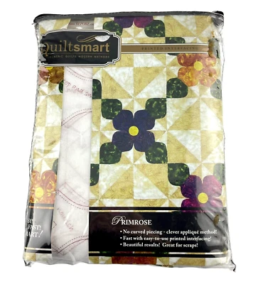 Quiltsmart PRIMROSE Printed Interfacing Fast Easy Quilt Applique Mary Devendorf