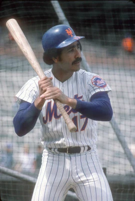 Felix Millan New York Mets takes batting practice prior to the sta- Old Photo