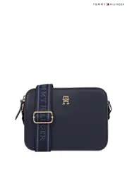 Tommy Hilfiger Blue Logotape Camera Bag (F57130) | $208