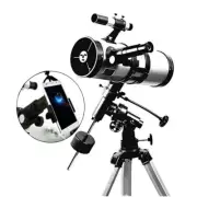 Visionking 114 1000 mm EQ Equatorial Astronomical Telescope Phone Adapter