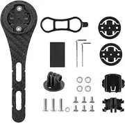 Xvilmaun Stopwatch Stand, Handlebar Extender | Extension Frame - Multifunctional Carbon Fiber Extender Lightweight Extender for Computer Flashlight Sports Cameras