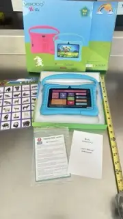 Kid's Veidoo 7' Kid's Tablet W BLUE CASE IPS HD SCREEN ANDROID CAMERA GAMES ATL