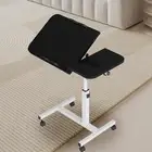 Rolling Computer Table Adjustable Height and Angle Adjustable Laptop Desk