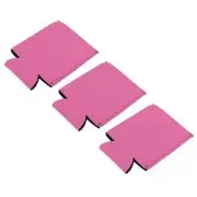 3pcs Can Cooler Sleeves Insulated Neoprene Covers 2.6mm for 12 Oz, Pink