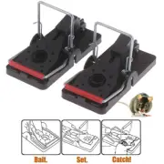 2Pcs Mouse Trap-Rat Traps Snap Rodent Killer Mice Trap and Easy To Use Snap ^JL