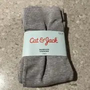 New Cat & Jack Fashion Seamless Legging Light Grey Size 12-14 Footless 1 Pair