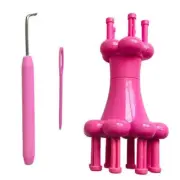 Colorful Character Design Knitting Machine for Children's Hobbies Braiding Tool