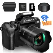 Camera 4k Cameras for Photography Video 64MP WiFi Touch Screen Vlogging Camera