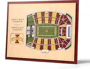 YouTheFan NCAA Iowa State Cyclones 5-Layer StadiumView 3D Wall Art