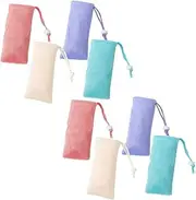 UTHCLO Foaming Soap Holder Bag Mesh Exfoliating Net Drawstring for Travel Bath Shower Supplies
