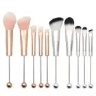 Professional Metal Handle Makeup Brushes Set Eye Powder for Beauty Lovers