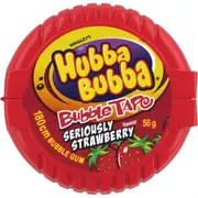 Wrigleys Hubba Bubba Bubble Gum Strawberry Tape 56g x 12