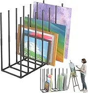 wasoyun Large Art Storage Rack, Art Drying Rack, Art Canvas Organizer, Store Frames, Panels, Prints, Canvases, Panels for Oil Painting Display, Art Studio, Gallery