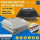 56 Eggs Digital Egg Incubator LED Fully Automatic Turning Chicken Duck Poultry