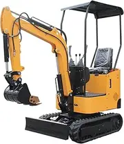 Mini Excavator with Tracks – 2 Ton Hydraulic Digger for Farm Use, Digging, Landscaping & Construction