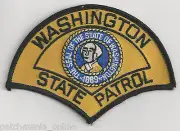 WASHINGTON STATE PATROL - SHOULDER PATCH - IRON OR SEW-ON PATCH