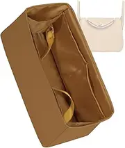 ZYZii Silk Organizer for Lindy Mini/26/30/34,Soft and Gentle Touch Insert,Maintain Bag Natural Shape,Lightweight Inner Bag（Biscuit,Lindy 26）