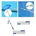 Swimming Pool Pole Portable Cleaner Handle Rod for Rakes Skimmer Net Connect