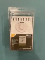 King Electric Single Pole Baseboard Built-In Thermostat