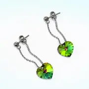 My Love Dangle Earrings Embellished with Crystals from SWAROVSKI® Vitrail